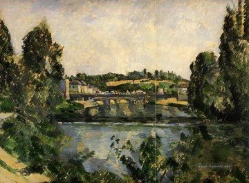  Cezanne Galerie - Brücke und Wasserfall bei Pontoise Paul Cezanne